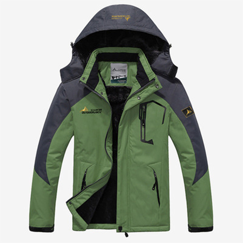 Adrian | Modern Fleece-Lined Hooded Jacket - Valereo
