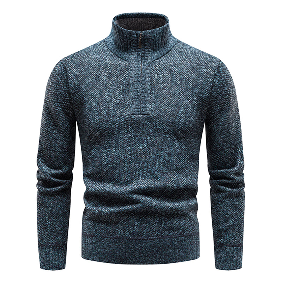 Austin | Modern Quarter-Zip Knit Sweater - Valereo
