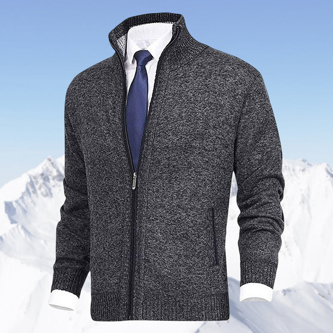 Austin | Stylish Full-Zip Knit Cardigan - Valereo