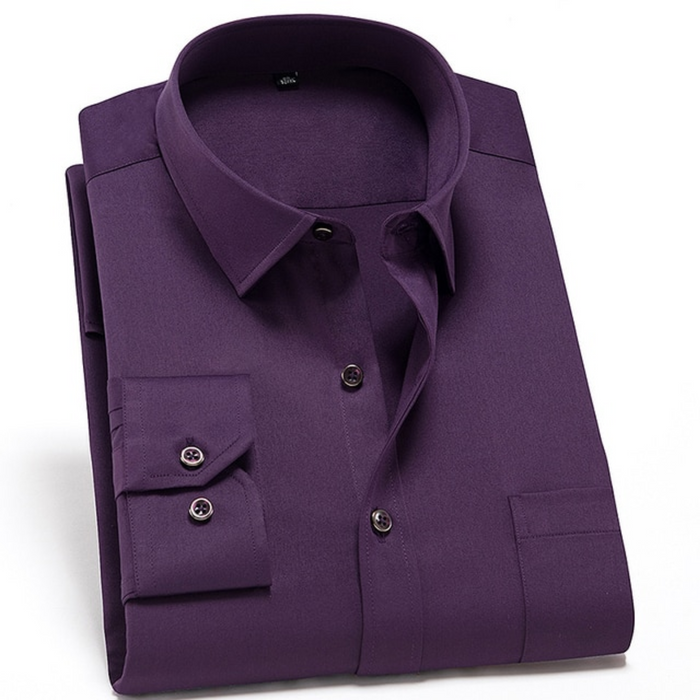 Caleb | Elegant Wrinkle-Free Dress Shirt - Valereo