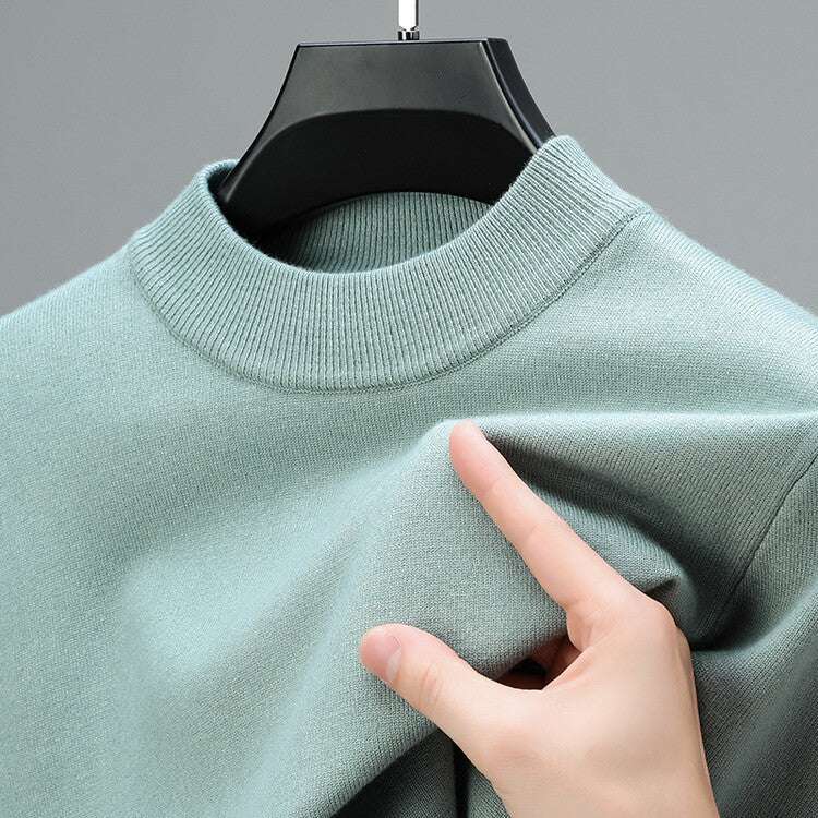 Cole | Cozy Mock Neck Sweater - Valereo