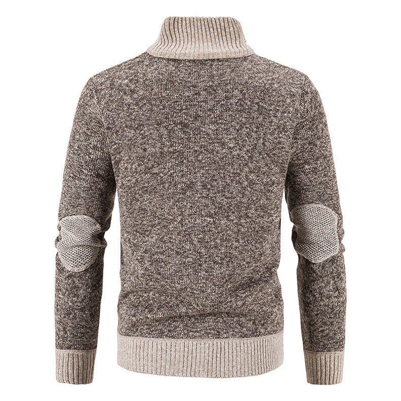Daniel | Cozy Fleece-Lined Knit Cardigan - Valereo