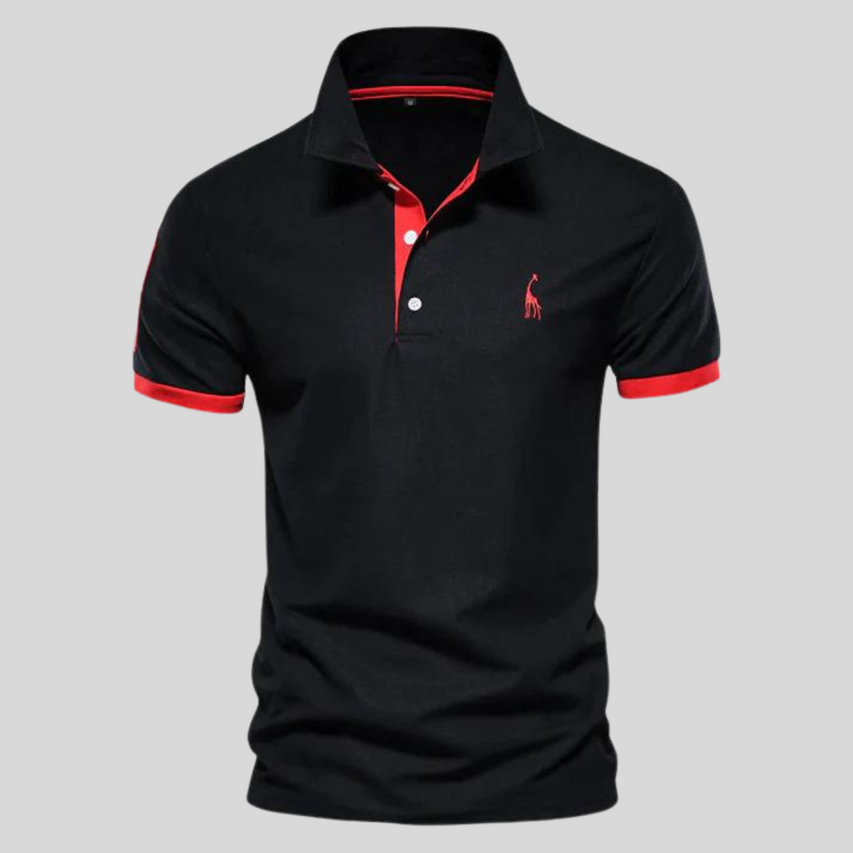 Daniel | Stylish Contrast Trim Polo Shirt - Valereo