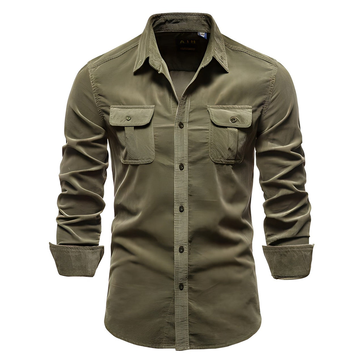 David | Casual Cotton Pocket Shirt - Valereo