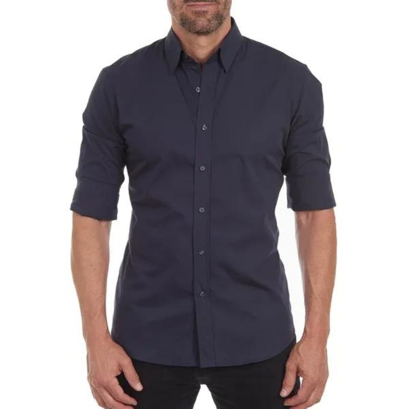 Ethan | Modern Slim-Fit Button-Up Shirt - Valereo