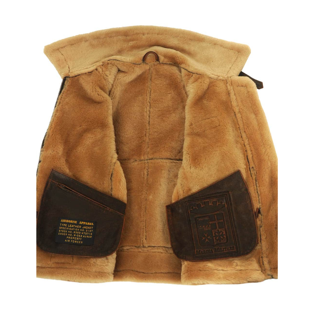 Gregory | Rugged Shearling Aviator Bomber Jacket