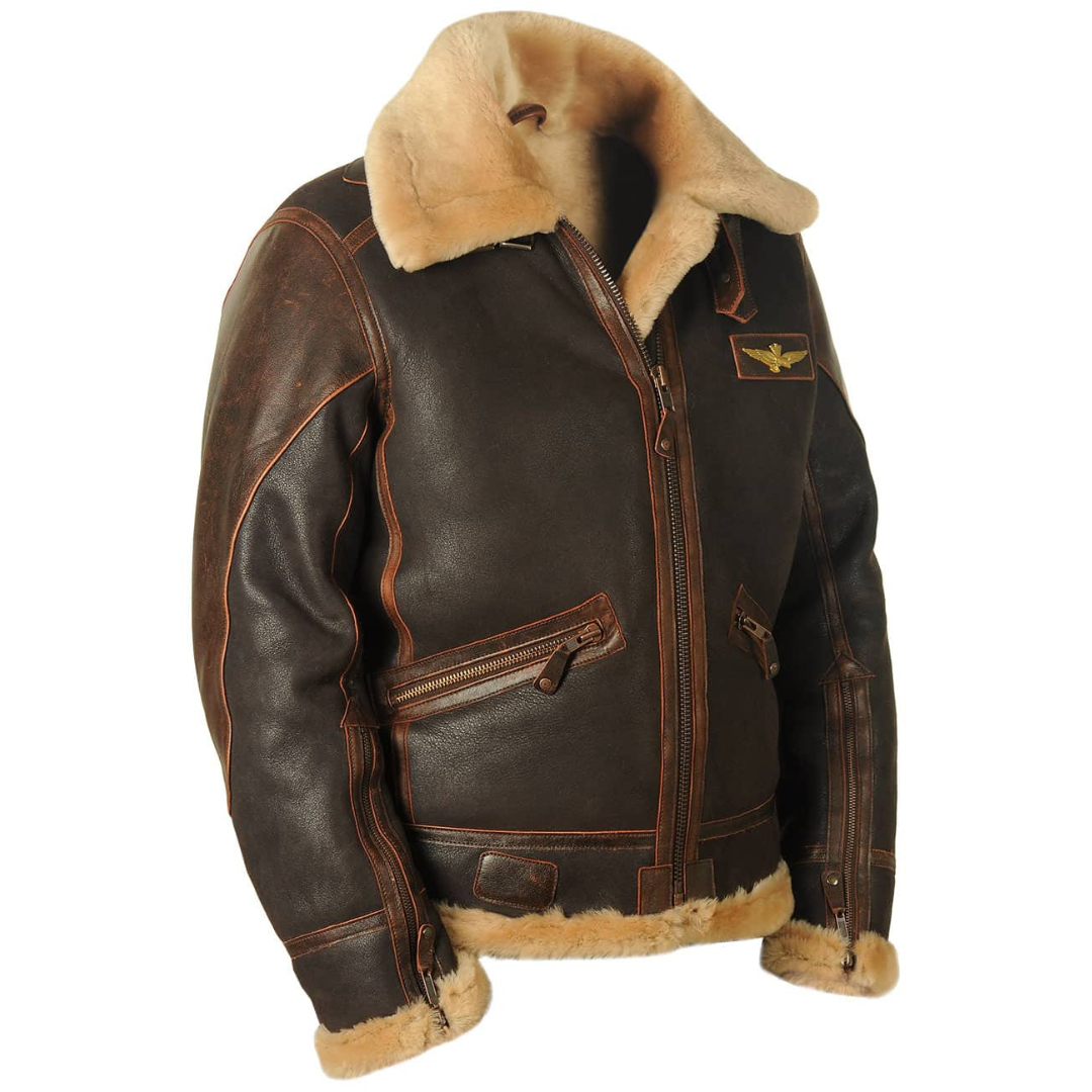 Gregory | Rugged Shearling Aviator Bomber Jacket