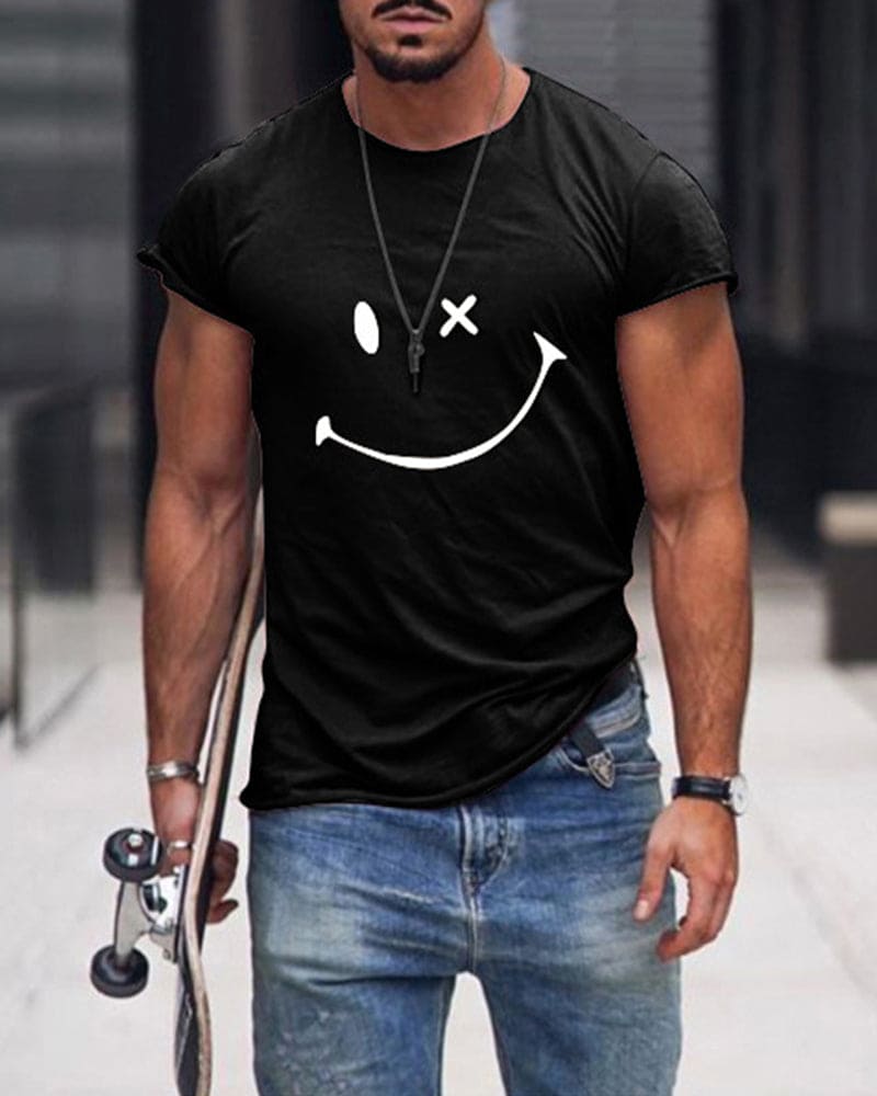 Henry | Casual Graphic Print Tee - Valereo
