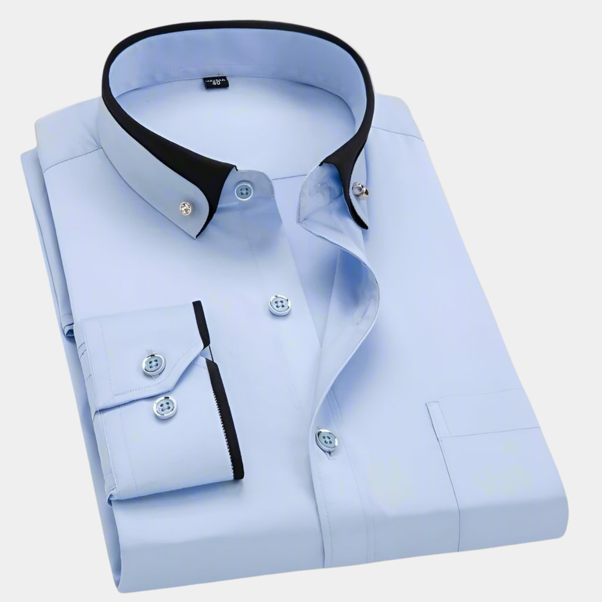 Jack | Refined Contrast-Collar Dress Shirt - Valereo