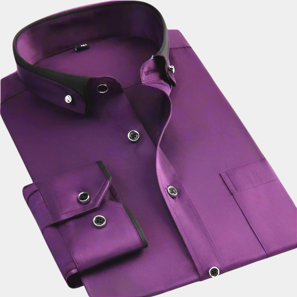 Jack | Refined Contrast-Collar Dress Shirt - Valereo