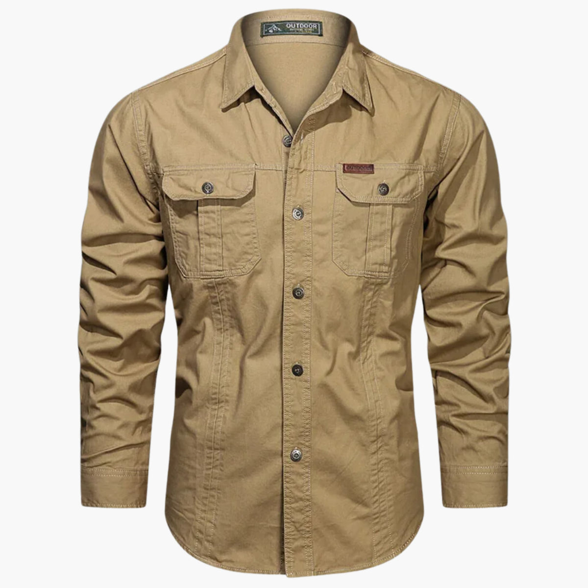 James | Casual Cargo Cotton Shirt - Valereo