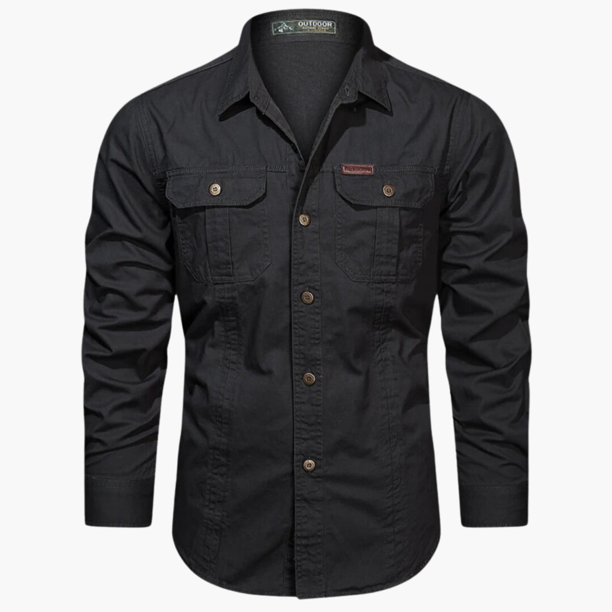 James | Casual Cargo Cotton Shirt - Valereo
