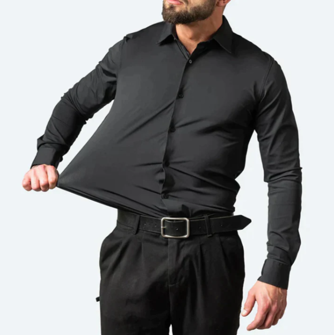 James | Elegant Slim-Fit Dress Shirt - Valereo