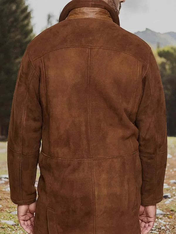 Jermaine | Premium Suede Sherpa-Collar Jacket - Valereo