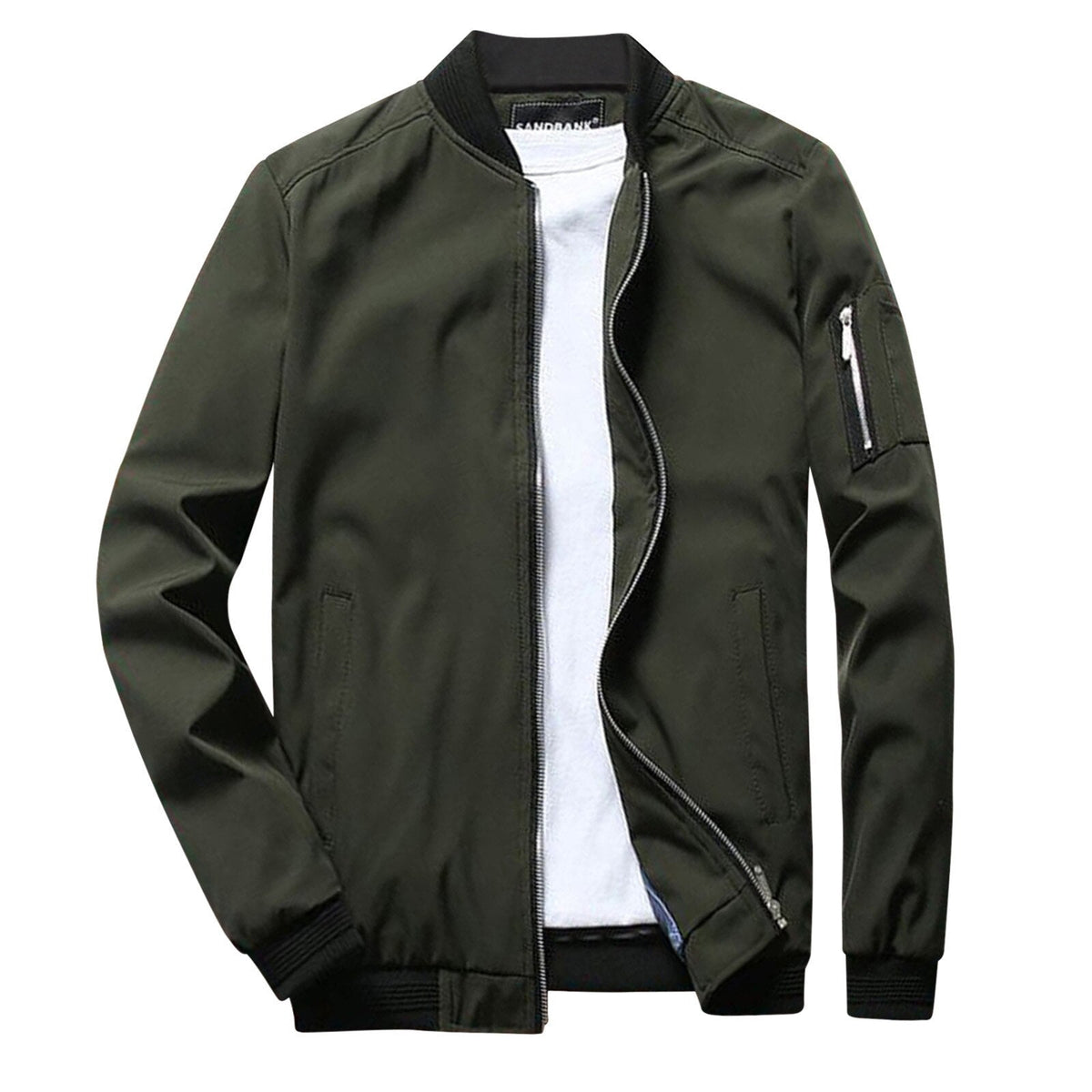 Jermaine | Stylish Zip-Up Bomber Jacket - Valereo