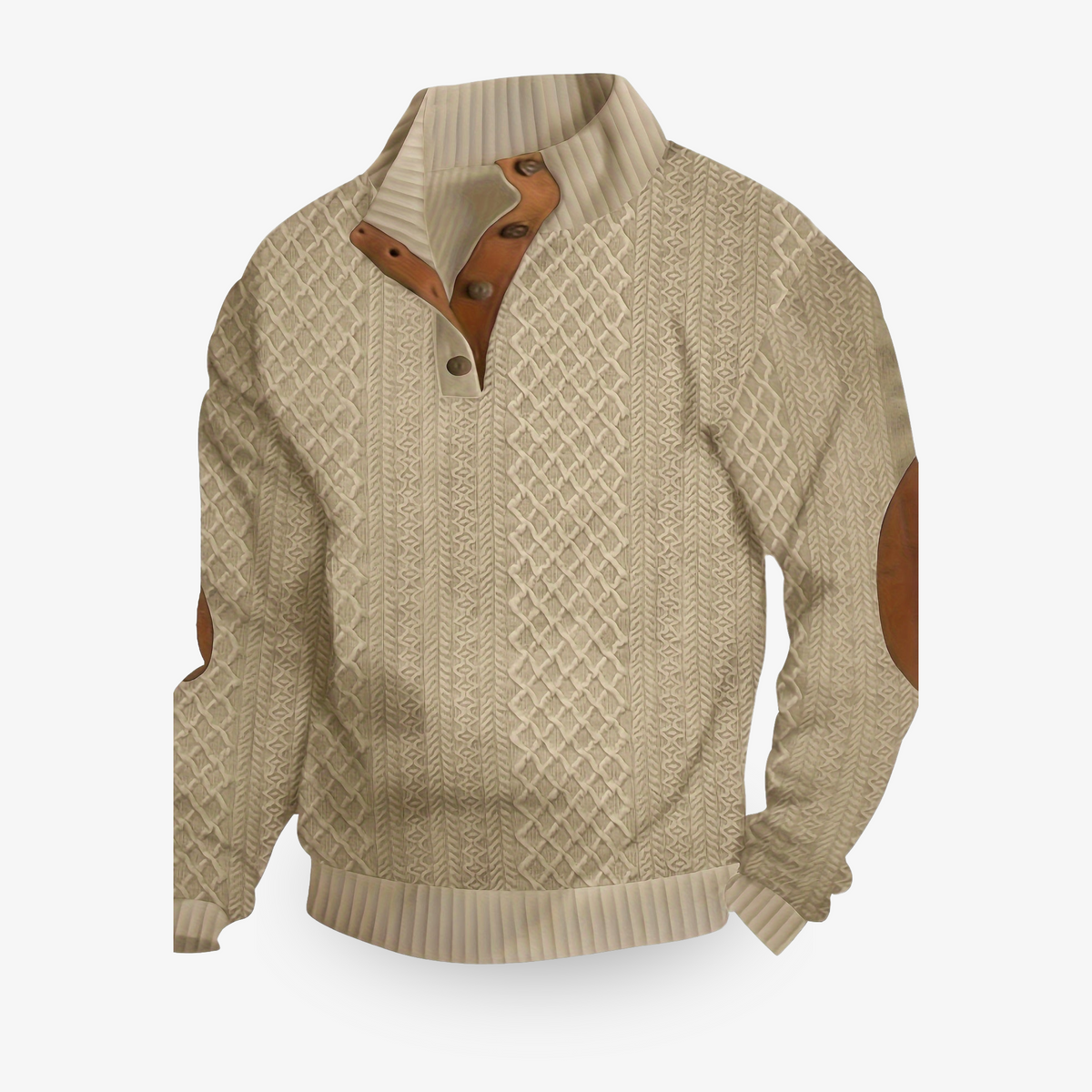 Jermaine | Timeless Cable Knit Sweater - Valereo