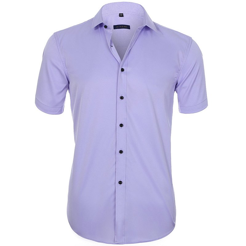 Julian | Modern Slim-Fit Contrast-Button Shirt - Valereo