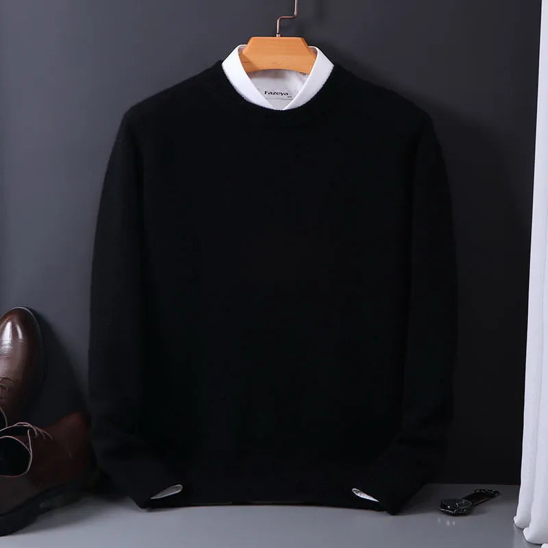 Julian | Refined Mock Neck Knit Sweater - Valereo