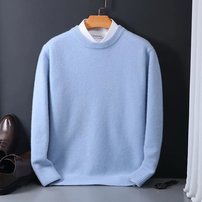 Julian | Refined Mock Neck Knit Sweater - Valereo