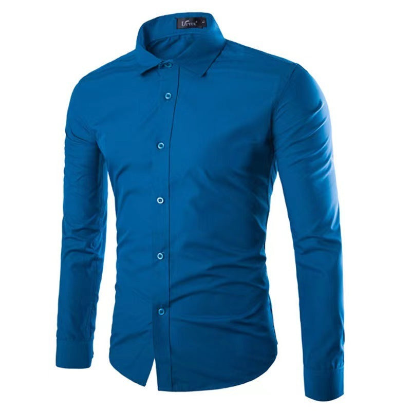 Lucas | Stylish Slim-Fit Button-Up Shirt - Valereo