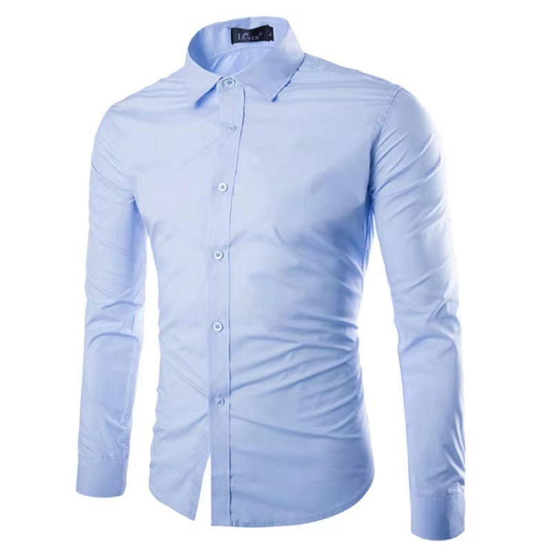 Lucas | Stylish Slim-Fit Button-Up Shirt - Valereo