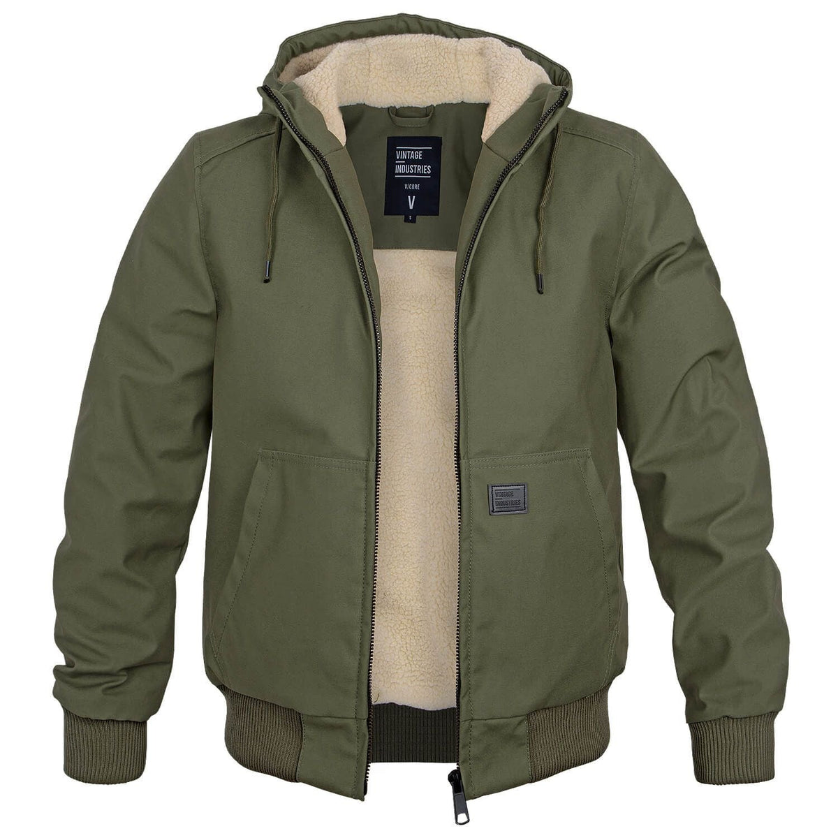Marcus | Cozy Sherpa-Lined Hooded Jacket - Valereo