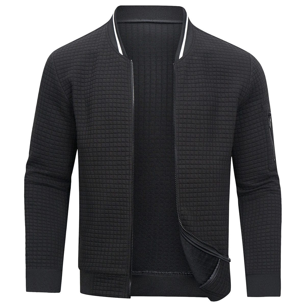 Michael | Modern Quilted Bomber Jacket - Valereo