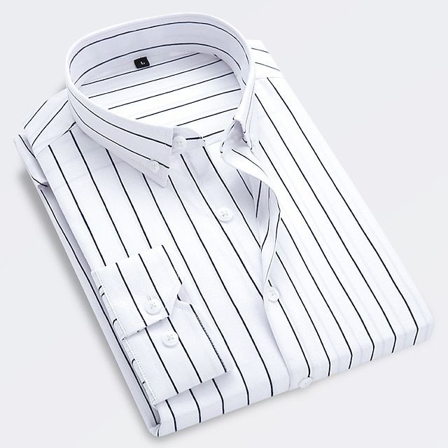 Oliver | Stylish Striped Button-Down Shirt - Valereo