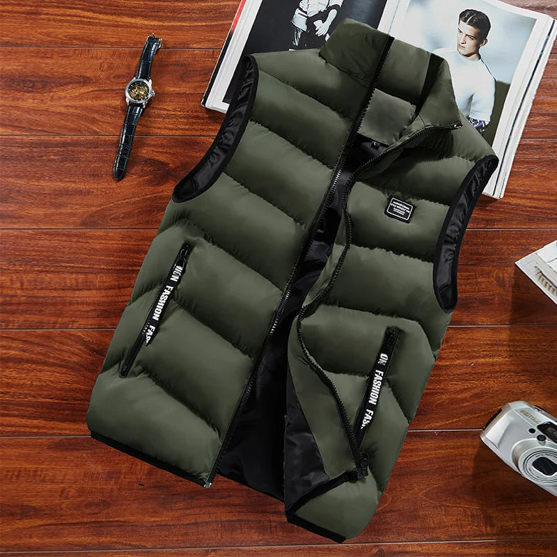 Simon | Modern Quilted Puffer Vest - Valereo