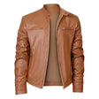 Marcus | Elegant Leather Racer Jacket