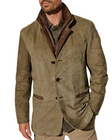 Raymond | Refined Suede Contrast-Collar Blazer