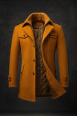 Edward | Refined Wool Quilted Overcoat