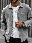 Timothy | Classic Corduroy Button Shirt Jacket