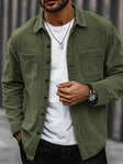 Timothy | Classic Corduroy Button Shirt Jacket