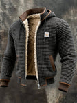 Bruce | Sherpa-Lined Quilted Hooded Jacket