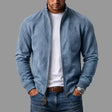 Dominic | Refined Suede Zip-Up Bomber
