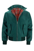 Robert | Classic Tartan-Lined Harrington Jacket