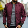 Kevin | Modern Ribbed-Collar Bomber Jacket