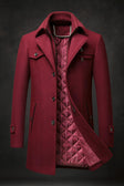 Edward | Refined Wool Quilted Overcoat