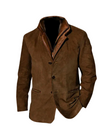Raymond | Refined Suede Contrast-Collar Blazer