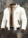 Bruce | Sherpa-Lined Quilted Hooded Jacket