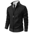 Michael | Refined Diamond Zip Cardigan