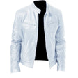 Dennis | Refined Stand-Collar Leather Jacket
