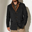 Gregory | Rugged Suede Contrast-Collar Blazer