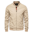 Douglas | Classic Striped-Trim Bomber Jacket