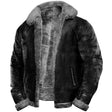 Douglas | Rugged Fur-Lined Aviator Bomber Jacket