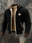 Bruce | Sherpa-Lined Quilted Hooded Jacket