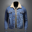 Nathan | Casual Sherpa Denim Jacket