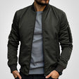 Charles | Classic Ribbed Bomber Jacket