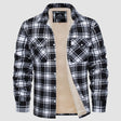 Glenn | Casual Plaid Sherpa Shacket
